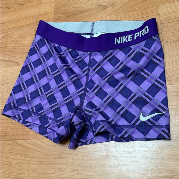 Nike Pants - Nike Pro Purple Shorts